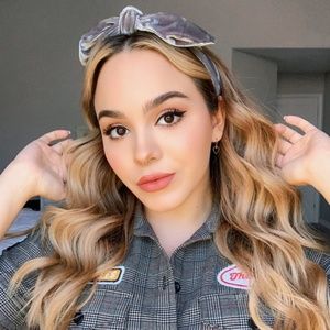 Gray Velvet Neck Head Scarf Headband